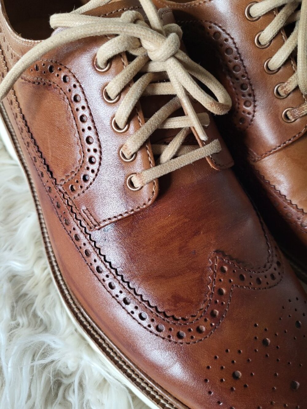 Cole Haan Men's American Classics Longwing Oxford Shoes - Picture 10 of 16